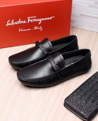 Salvatore Ferragamo Business Casual Men Shoes--092